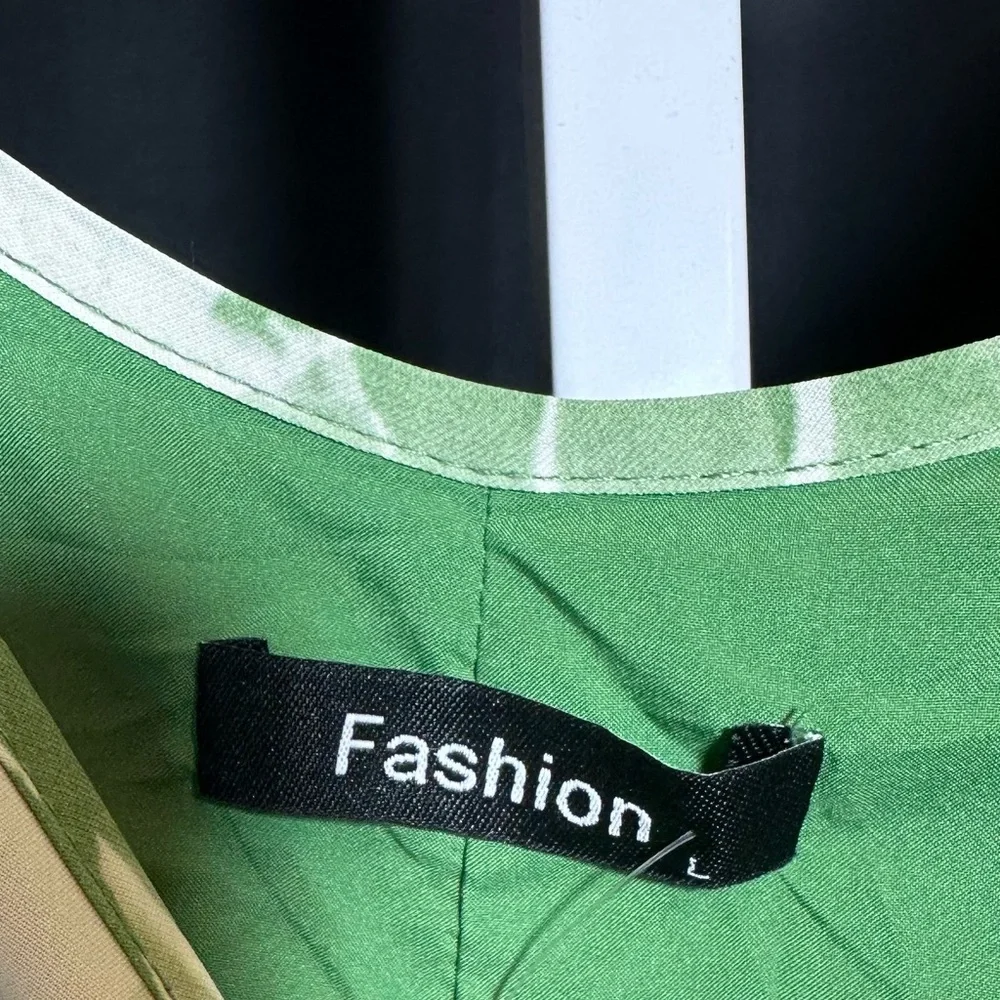 PRETTYGARDEN Spaghetti Strap, Scoop Neck, Maxi flowy boho, with Pockets - Picture 9 of 9